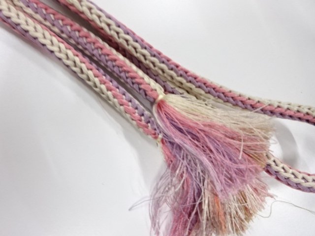  正絹　手組帯締め